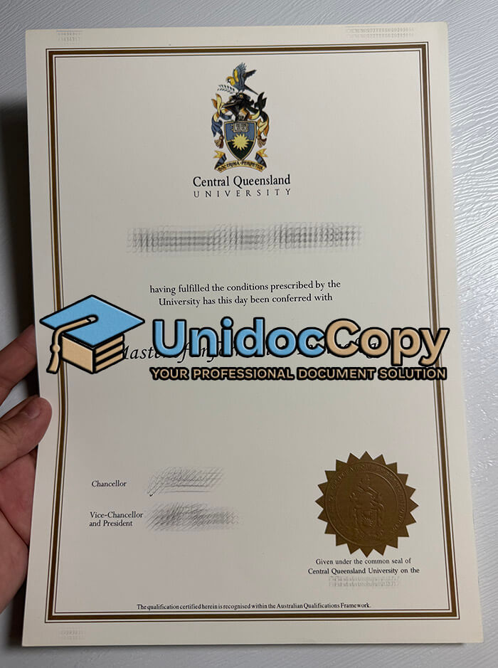 Central Queensland University diploma, CQUniversity degree online