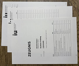IU Internationale Hochschule Urkunde