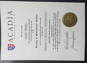 Purchase Acadia University diploma online