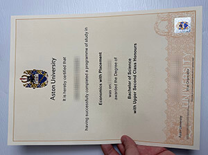 Obtain Aston University diploma online