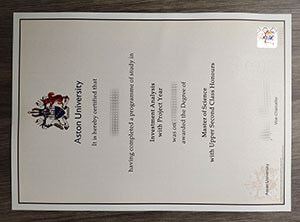 Get Aston University diploma online