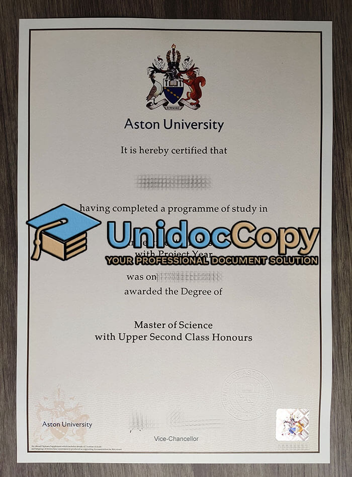 Aston University diploma