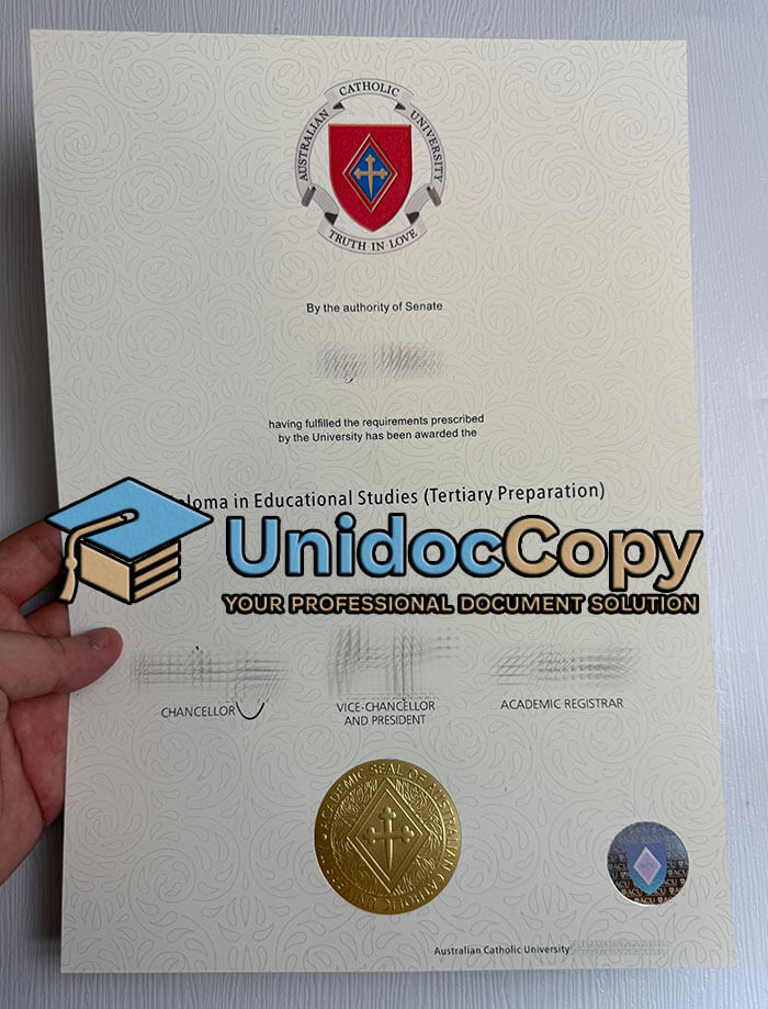 Australia Catholic University diploma, ACU degree