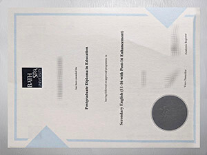 Get Bath Spa University certificate online