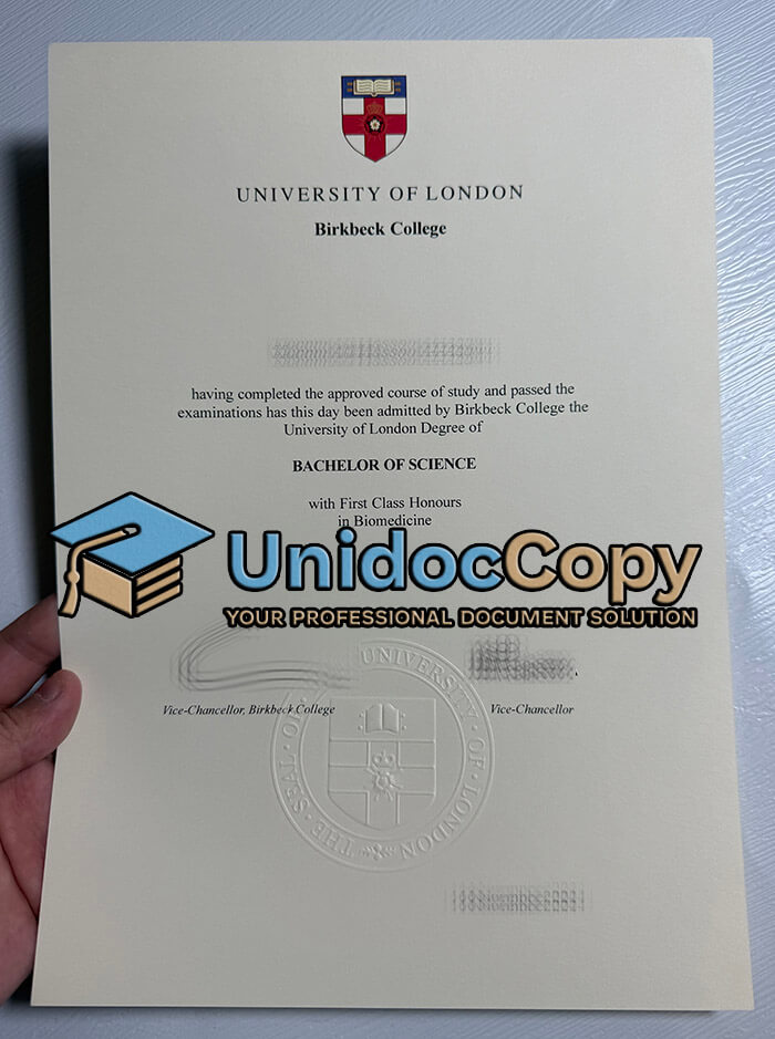 Birkbeck University of London diploma