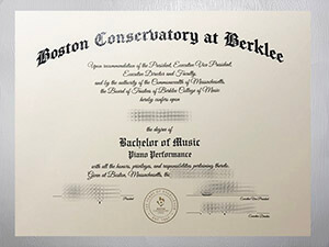 Get a Boston Conservatory at Berklee diploma online