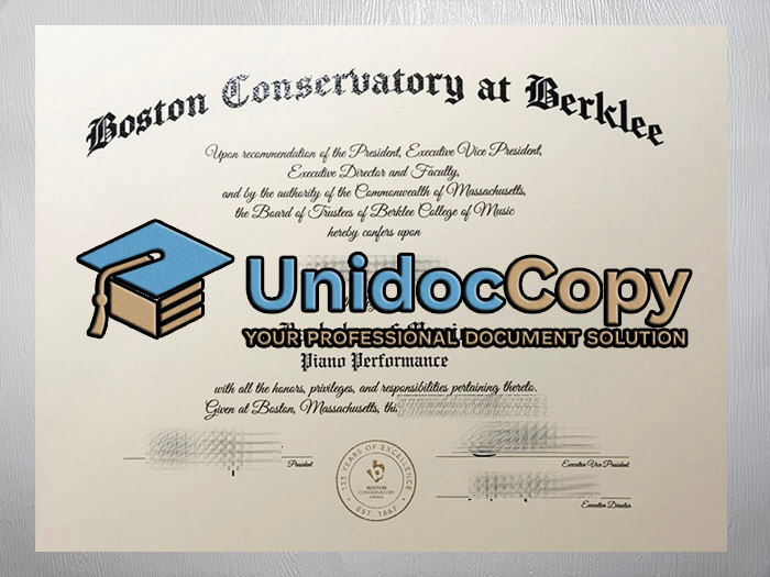 Boston Conservatory at Berklee degree