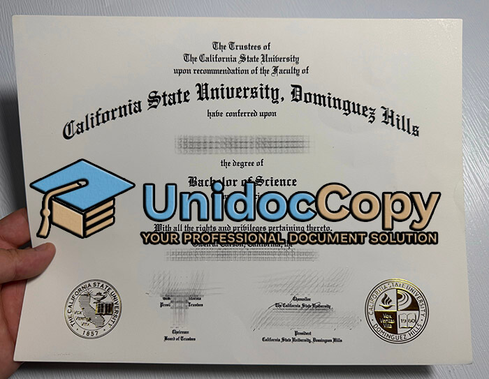 Cal State Dominguez Hills diploma