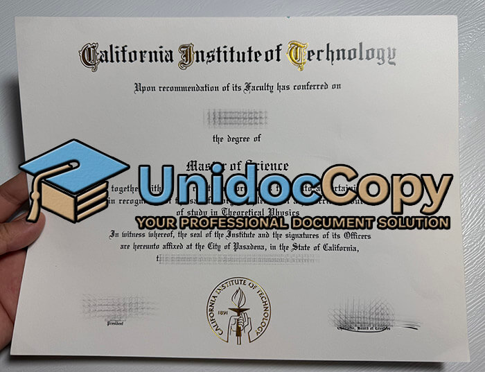 California Institute of Technology degree