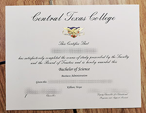 Central Texas College diploma