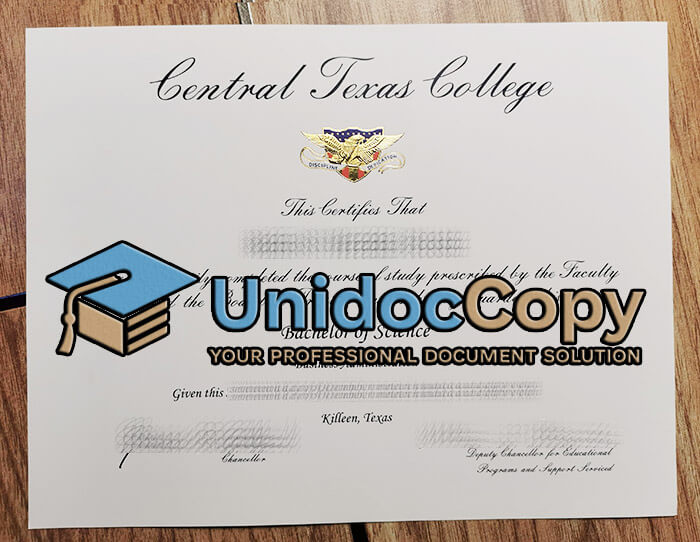Central Texas College diploma