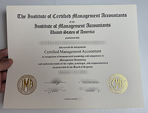 Certified Management Accountant diploma