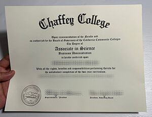 Chaffey College degree