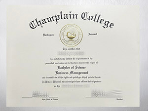 Champlain College diploma