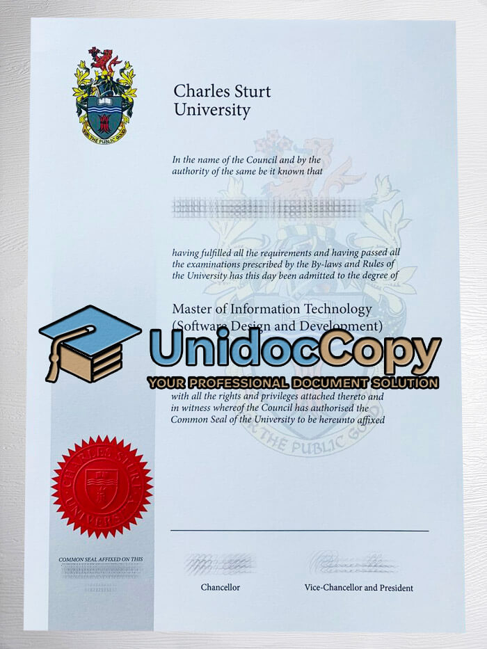 Charles Sturt University diploma