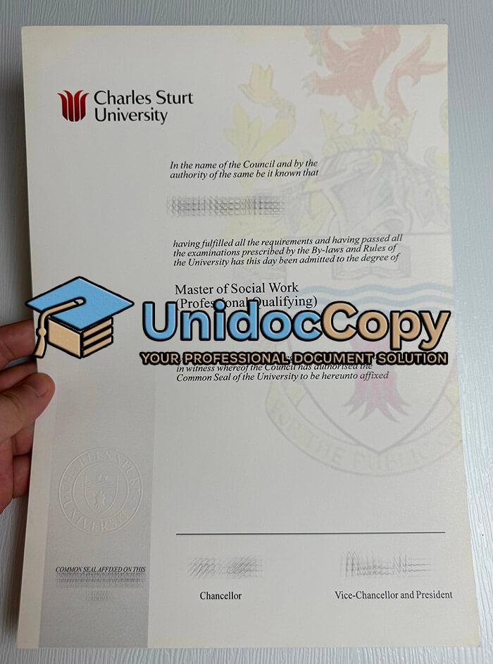 Charles Sturt University diploma