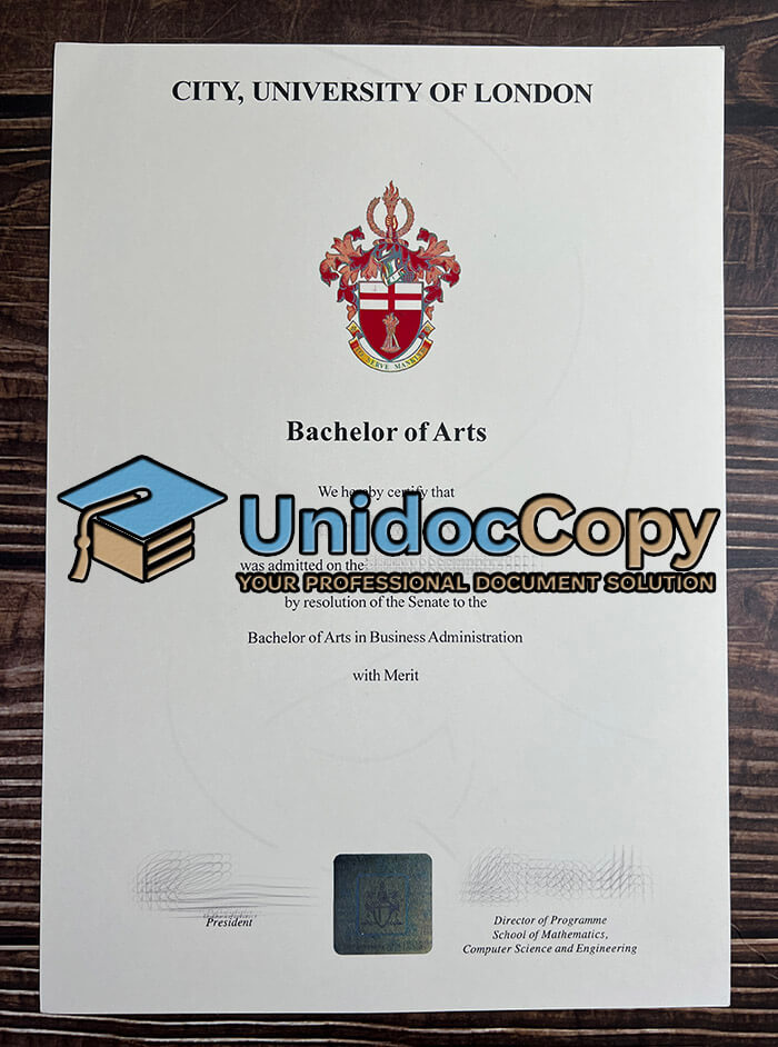 City University of London degree