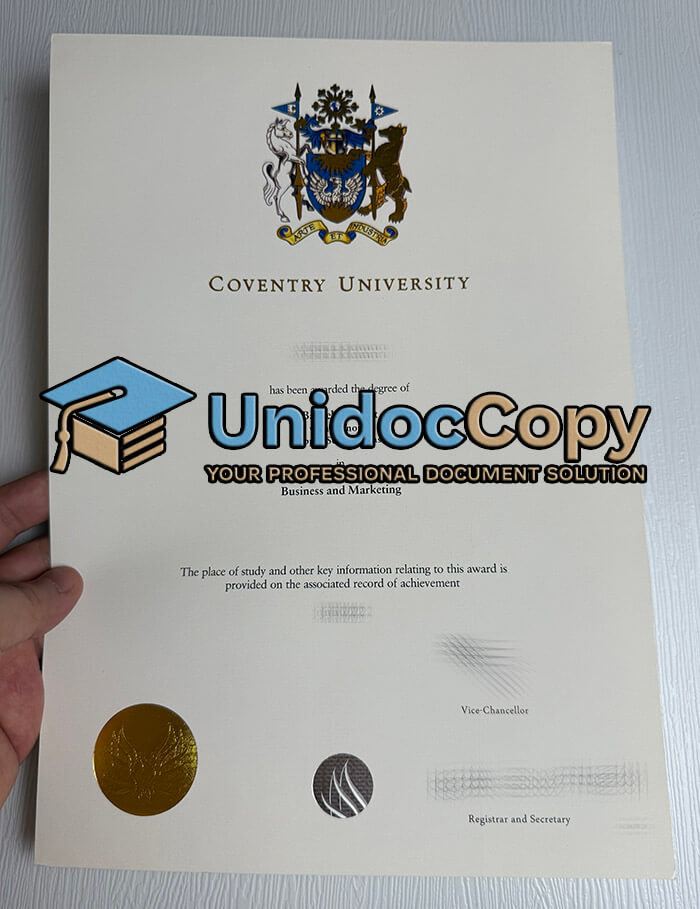 Coventry University diploma, Coventry University degree