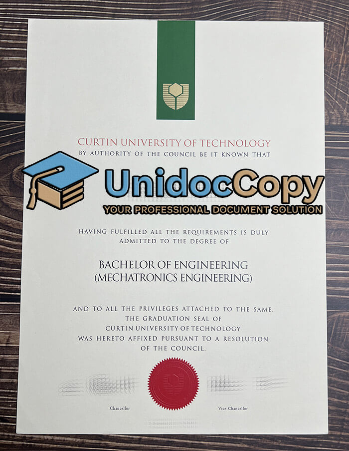 Curtin University of Technology degree