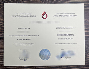 Cyprus International University diploma