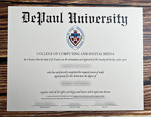 Obtain Depaul University diploma online
