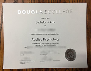 Douglas College certificate