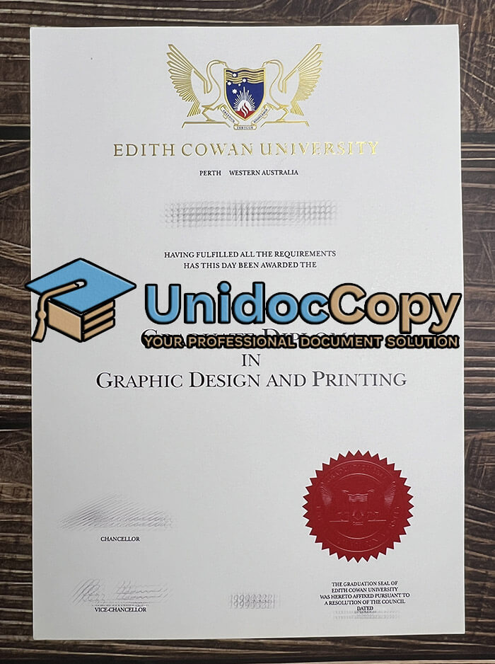 Edith Cowan University diploma, ECU degree