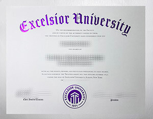 Excelsior University certificate