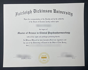Get Fairleigh Dickinson University diploma online