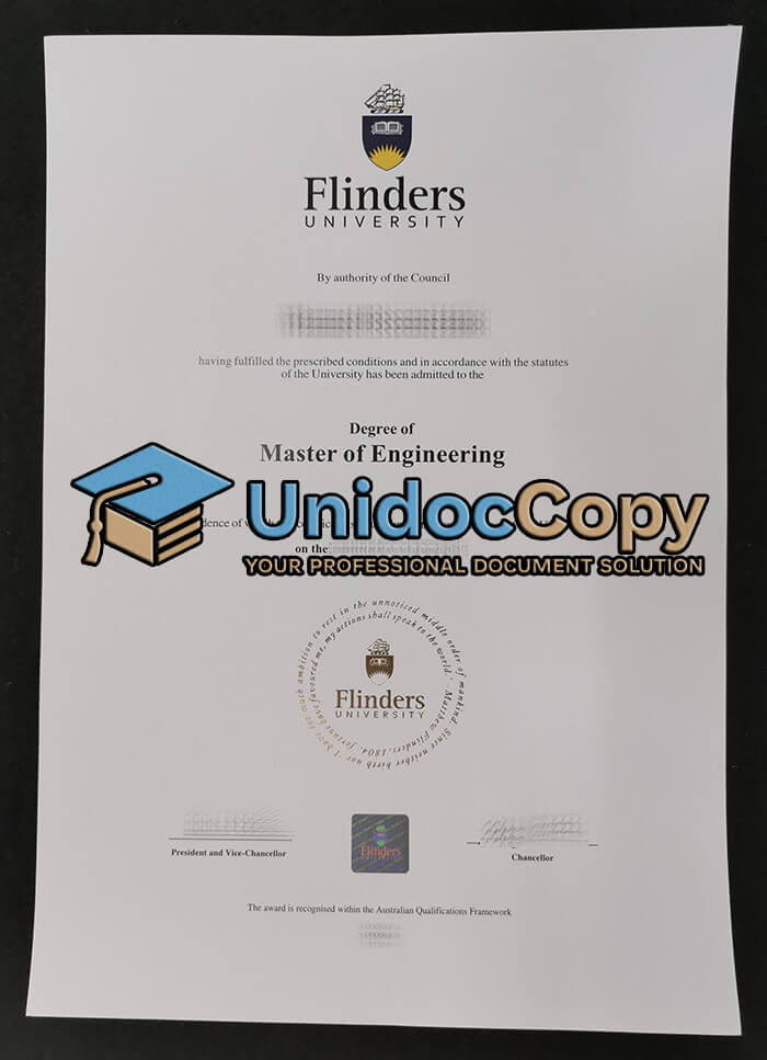 Flinders University diploma, Flinders University degree