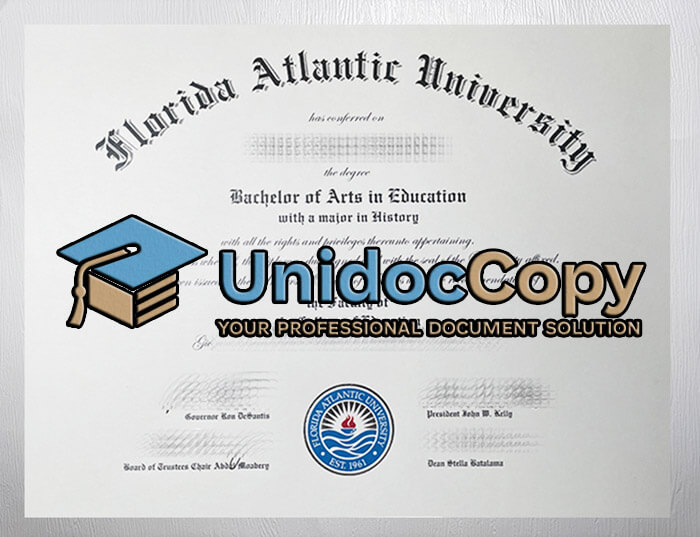 Florida Atlantic University degree