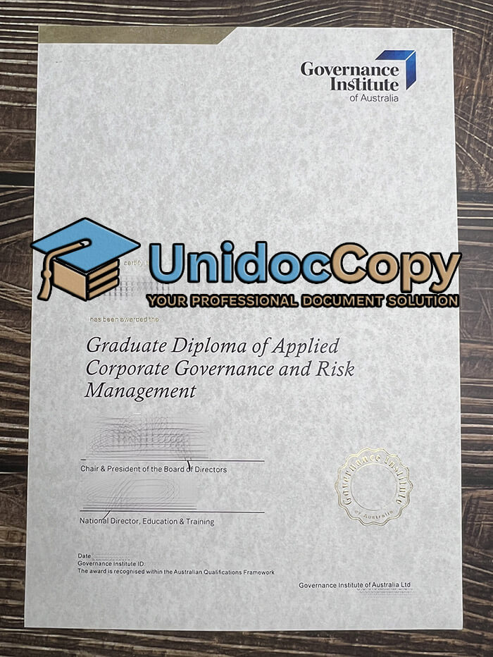 Governance Institute of Australia diploma