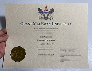 Grant MacEwan University certificate