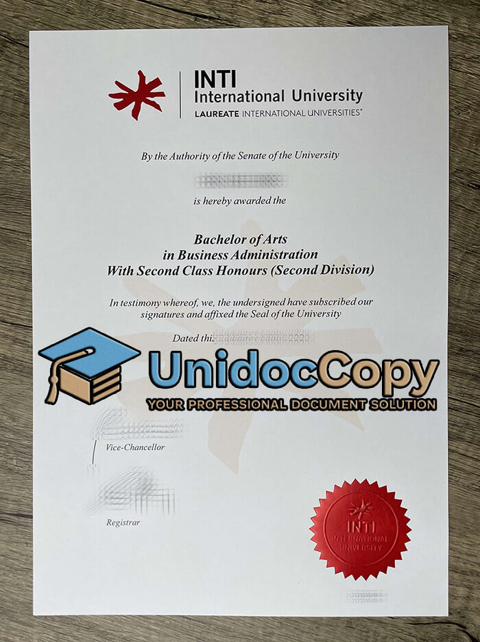 INTI International University degree