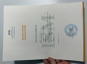 International School of Management diploma