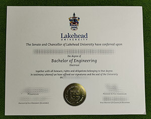 Lakehead University certificate