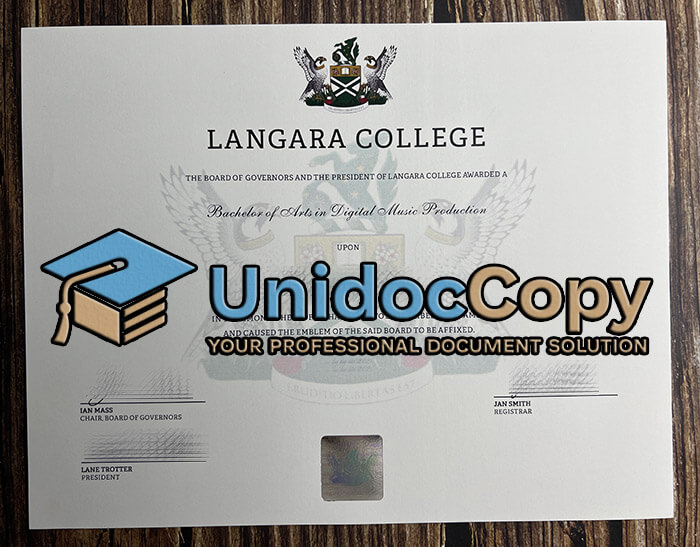 Langara College diploma