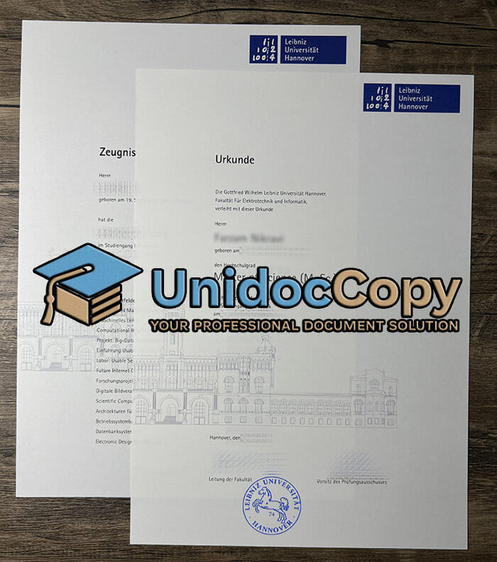 Leibniz Universität Hannover diploma