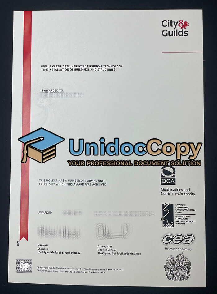 Level 3 in Electrotechnical Technology certificate