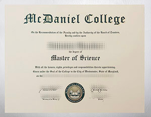 Get a McDaniel College diploma online