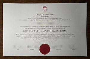 McGill University diploma
