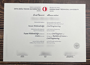 Get Middle East Technical University diploma