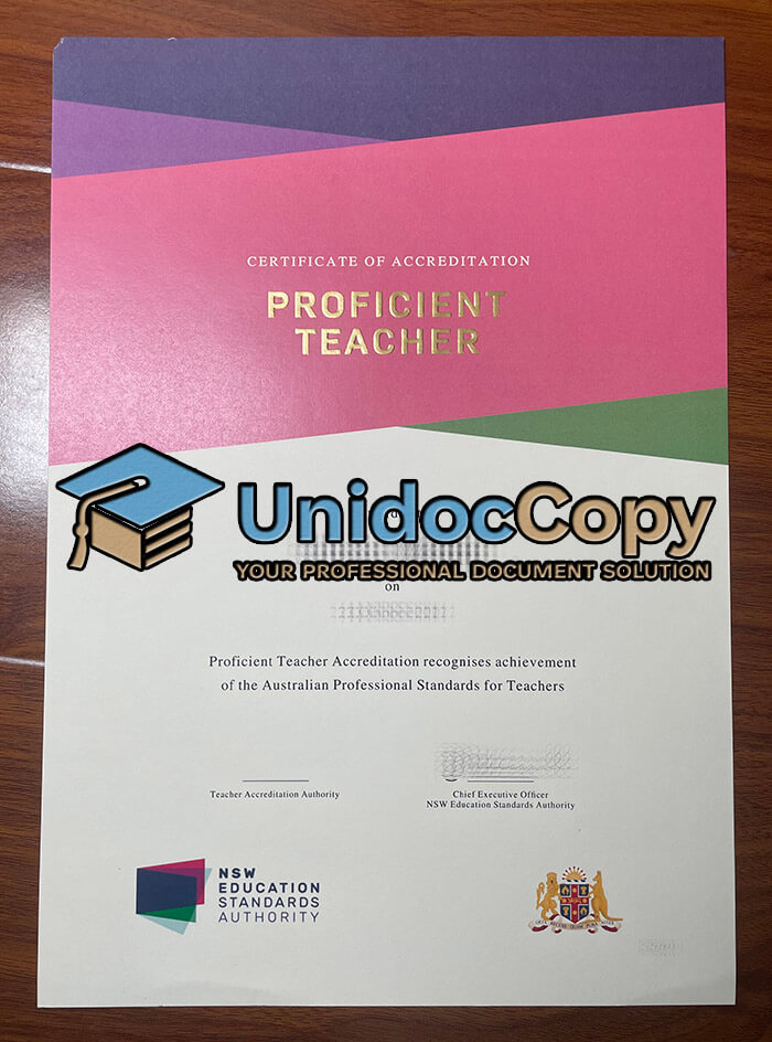 Nsw Education Standards Authority certificate