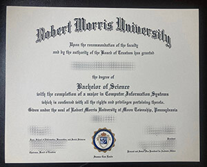 Robert Morris University diploma