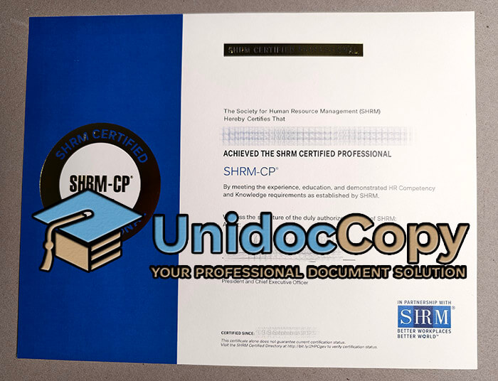 SHRM-CP diploma