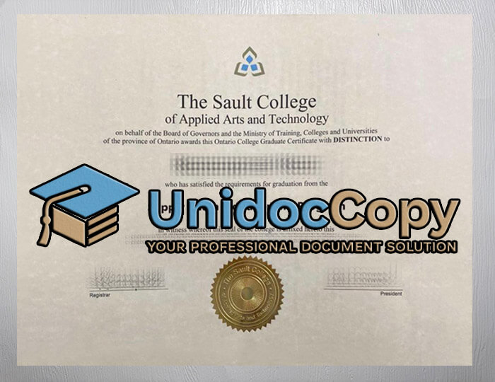 Sault College diploma
