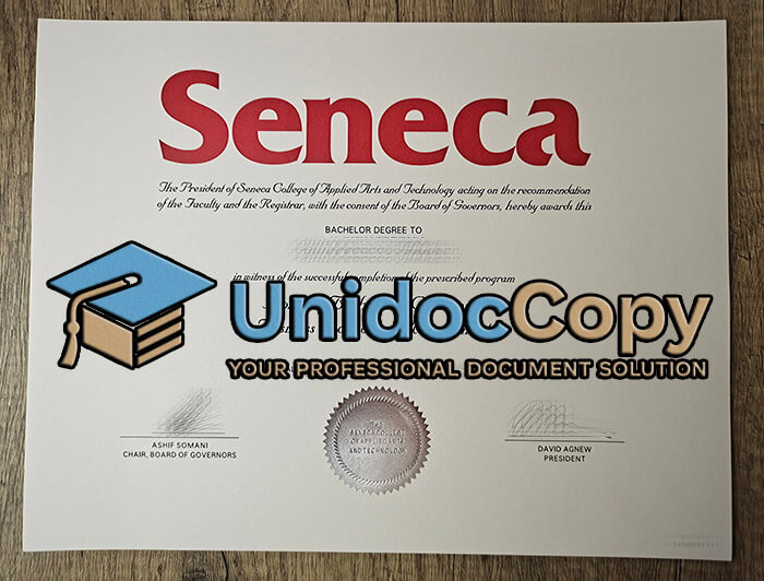 Seneca College diploma, Seneca College degree