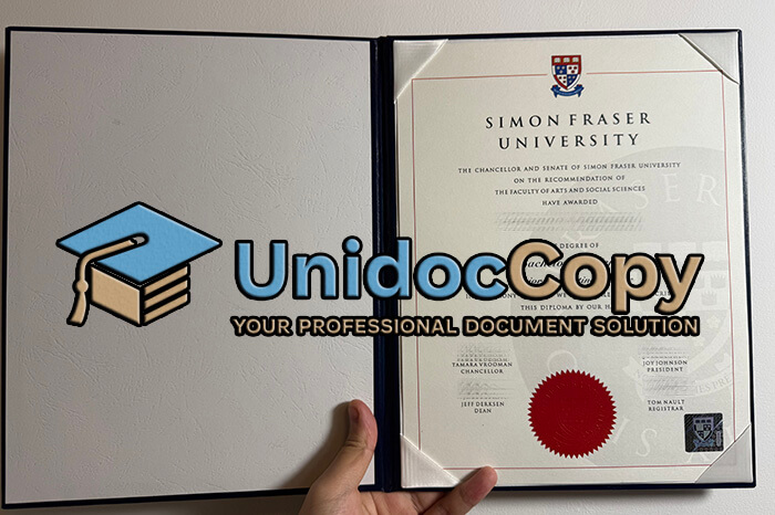 Simon Fraser University certificate