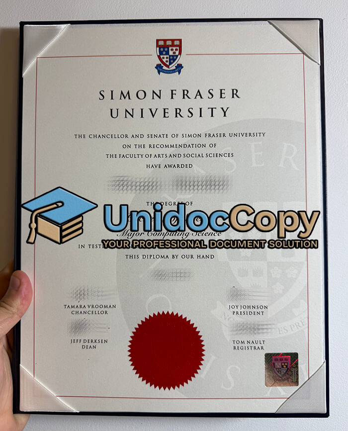 Simon Fraser University diploma