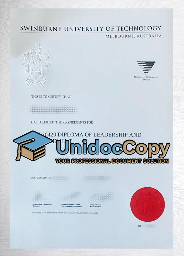Swinburne University of Technology degree